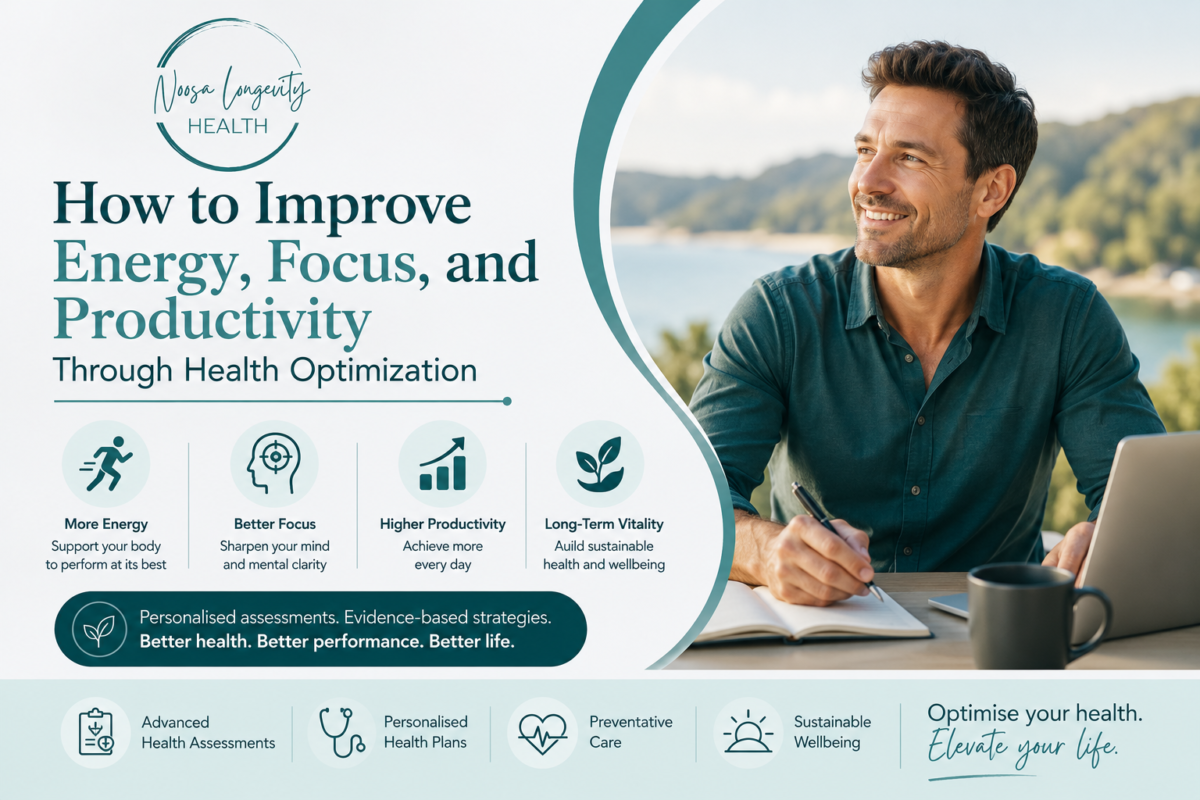 How to Improve Energy, Focus, and Productivity Through Health Optimization